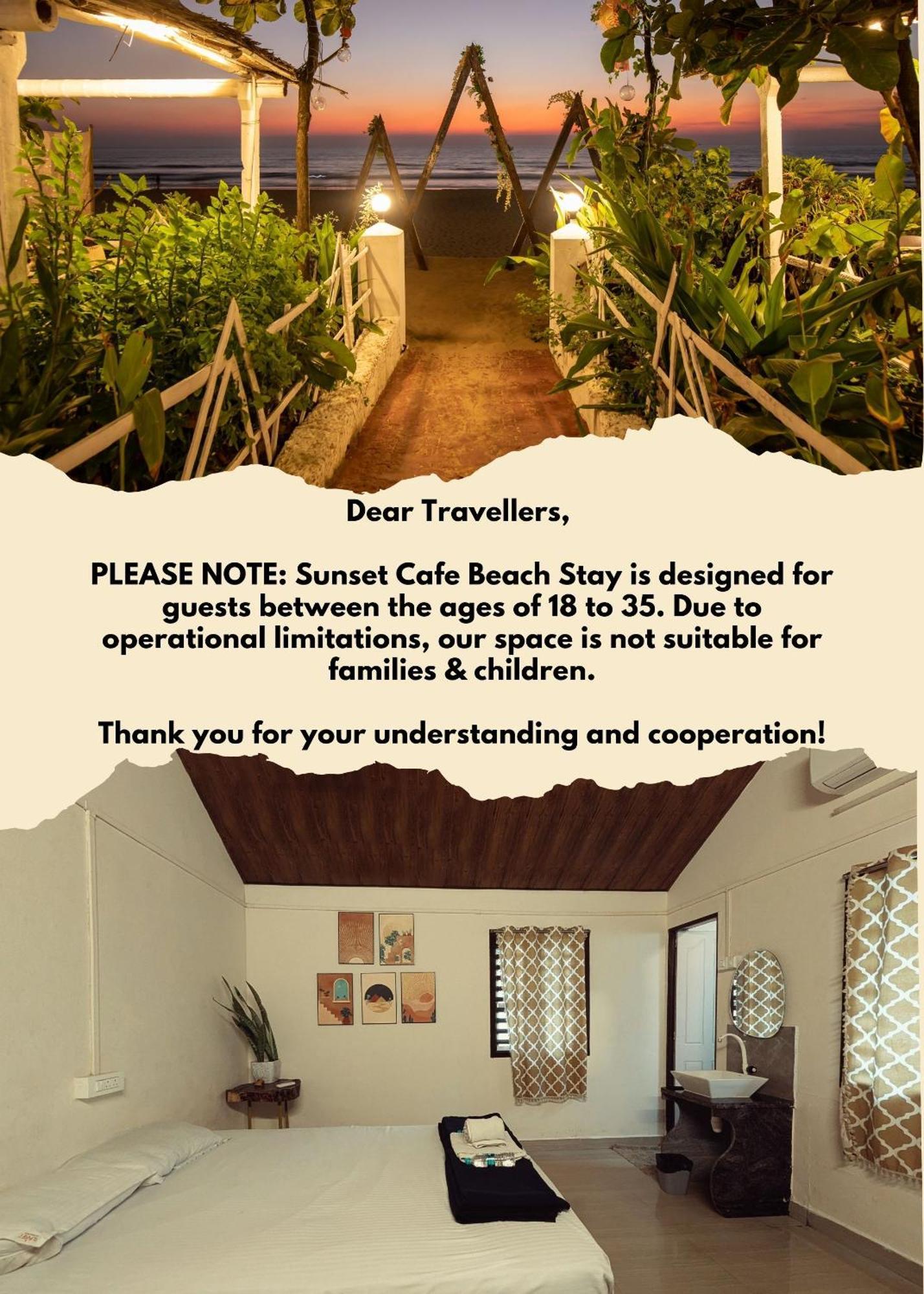 Sunset Cafe Beach Stay Gokarna  Exterior foto